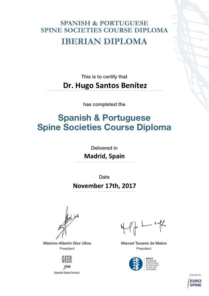 EACCME_Iberian_Diploma_Hugo_Santos_Benitez