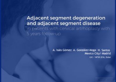 Adjacent segment degeneration and adjacent segment disease